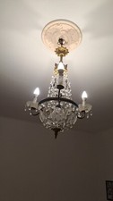 lampadario stile impero con 4