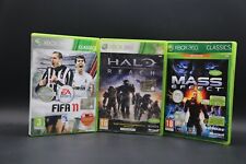 Halo Reach Fifa 11 Mass Effect Xbox 360 Stock Lotto Giochi 