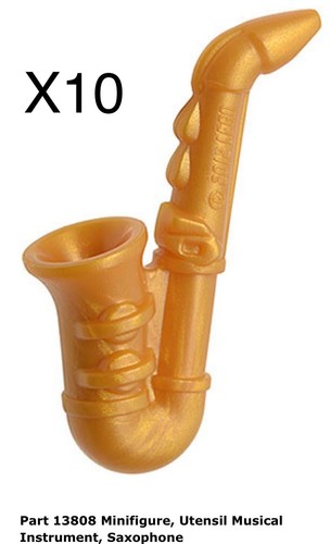 Lego sassofono oro - lego,