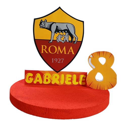 Sagoma polistirolo con nome - con, e