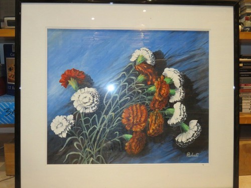 Vecchio quadro dipinto mano - quadro,