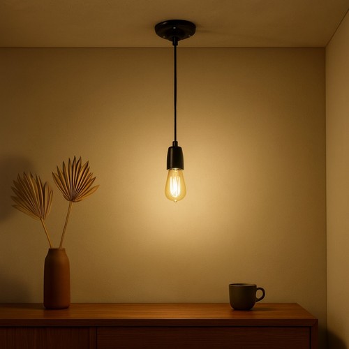 Lampada sospensione retrò - a,