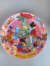 Piatto Natale Disney 1988