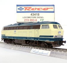 ROCO LOCOMOTIVA DIESEL CON MACCHINISTA BR 215 093-6 FERROVIE PADANE FS art 43418