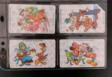 Serie Completa Schede Telefoniche "LE COPPIE D'AUTORE" Disney G550-553 Tir=65000