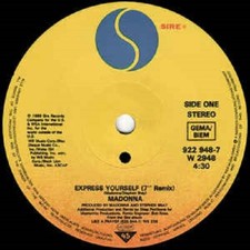 MADONNA - Express yourself - The look of love 45 giri da COLLEZIONE 1989 € 8,50