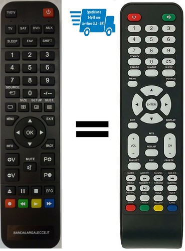 Telecomando gia programmato - telecomando,