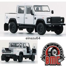 BM Creations - 2016 Land Rover Defender 110 pick-up bianco - 64B0199 (LHD) - 1:64