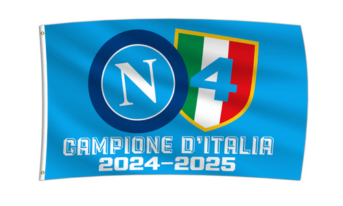 Bandiera napoli c - napoli, 3x5ft