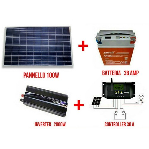 Kit fotovoltaico pwm - kw,