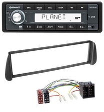 Autoradio Continental USB MP3 AUX 1DIN per Citroen Xsara Picasso (dal 2000)