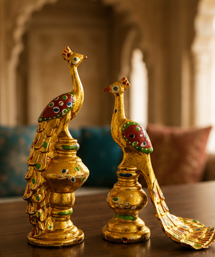 Set statuine pavone - set,
