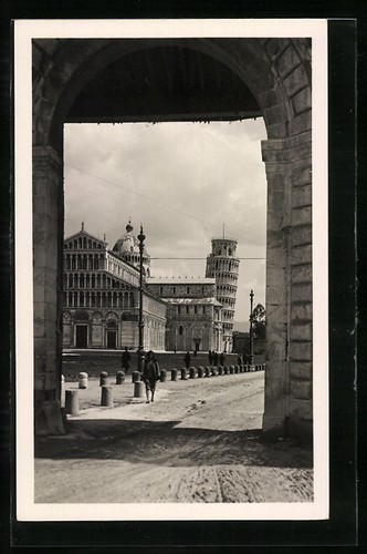 Cartolina pisa torre - la,