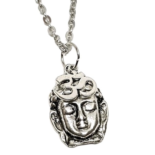 Collana buddha om ciondolo - buddha,