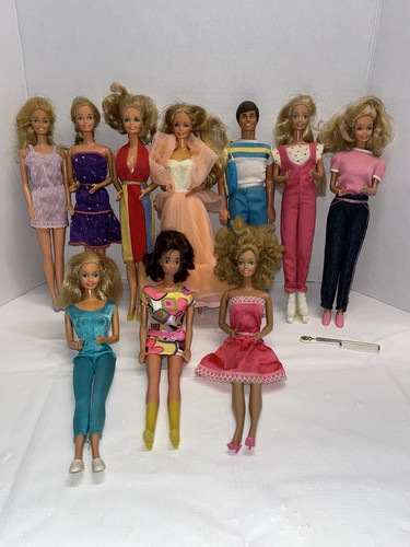 Lotto bambole barbie - lotto, 10