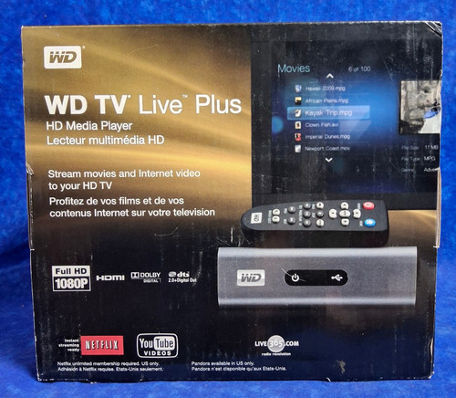 Western digital live - tv, plus
