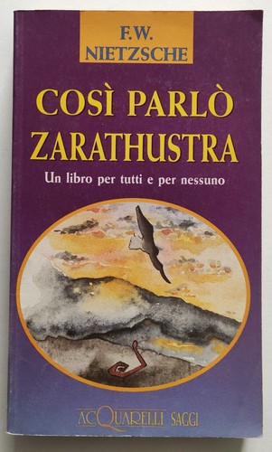 Libro cosi parlo zarathustra - cosi',