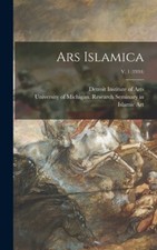 Ars Islamica; V  1 (1934)