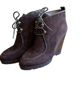 MICHAEL KORS Stivali donna N. 38 camoscio Marrone, Dust Bag Inclusa. No Scatola
