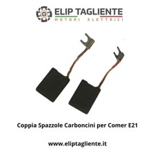 SPAZZOLE CARBONCINI 2 PZ 6.3X16X22 BOSCH USH27 GSH27 ELETTROSEGA COMER E21 E23