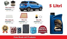 Kit Filtri Tagliando + Olio per Ford Ecosport 1.5 TDCi 66 Kw 90 Hp