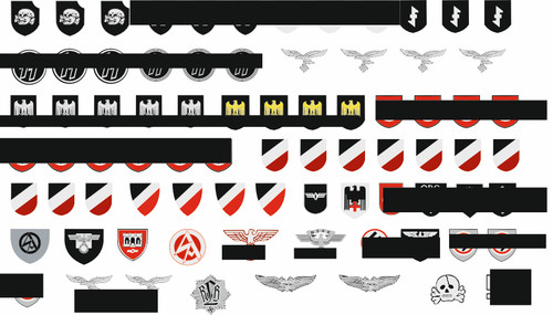 Peddinghaus decals emblema - peddinghaus, 1/6