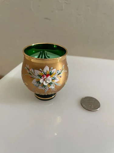 Vetro murano glass gold - glass,