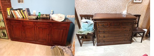 Credenza cassettiera due - credenza, +