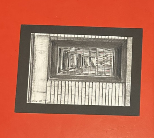 Finestra vetrata disegno - , a