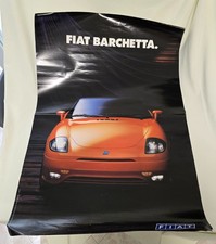 Poster  originale FIAT BARCHETTA  67x97  Arti Grafiche Giacone Torino 1994