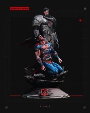 superman vs zod statue figure