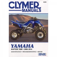 Yamaha Raptor 700R (2006-2016) Quad Manuale Riparazione Clymer