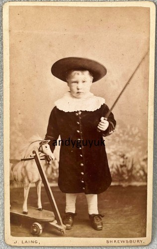 Cdv shrewsbury laing boy - cdv, by