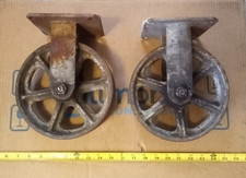 (2) Ruote Vintage Ghisa