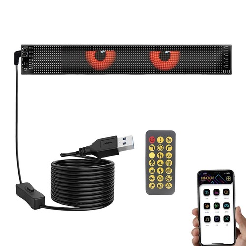 Display led scorrevole 16x96cm - display,