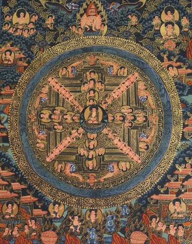 Tibet pittura thangka mandala - thangka,