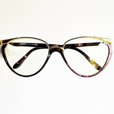 DESA purple gold clear eyewear