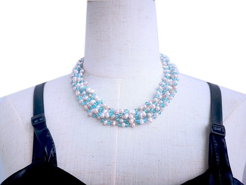 Collana perle acqua - , dolce