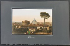 stampa antica 1837 Audot Roma
