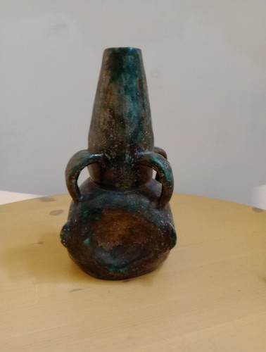 Vaso ceramica raku - ,