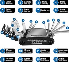 Kit Riparazione Bici 16 in 1