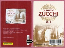 ITALIA 2025   Made in Italy - Oleificio Zucchi dal 1810  TESSERA FILATELICA