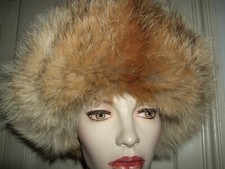 CAPPELLO COLBACCO COYOTE HAT PELLICCIA FUR FOX UNISEX 58 59 UOMO AVIATORE TRAPPE