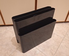 Portariviste Kartell designer Giotto Stoppino vintage plastica nero