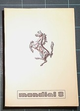 FERRARI Mondial 8 libretto uso e manutenzione