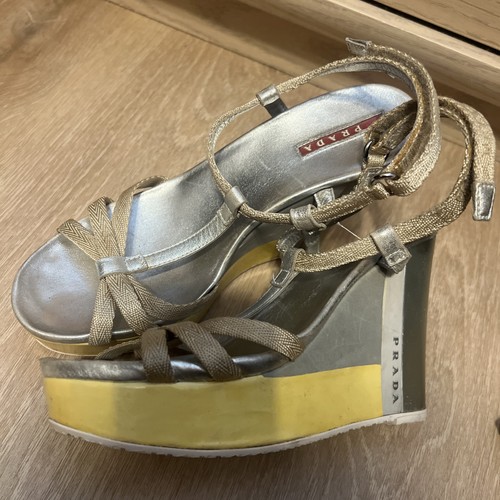 Scarpe prada con zeppa - con,