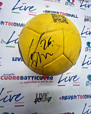 PALLONE "GARA" - SERIE C 24/25 - PRO VERCELLI - USATO - AUTOGRAFATO GM COMI #26