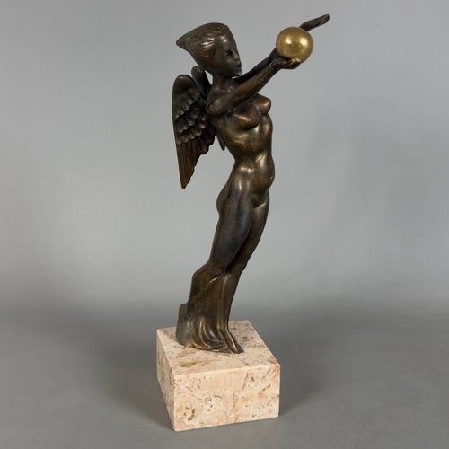 Scultura bronzo dea - scultura,