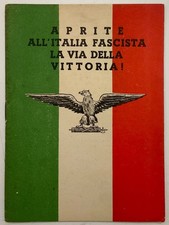 RSI APRITE ALL'ITALIA F… LA VIA DELLA VITTORIA! LIBRO REP.CA SOCIALE 1943.1945