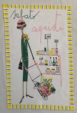 Asciugamano da tè vintage MCM